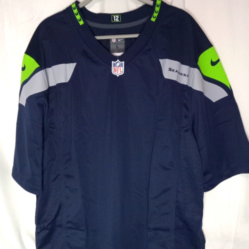 NFNike Seahawks jersey On field